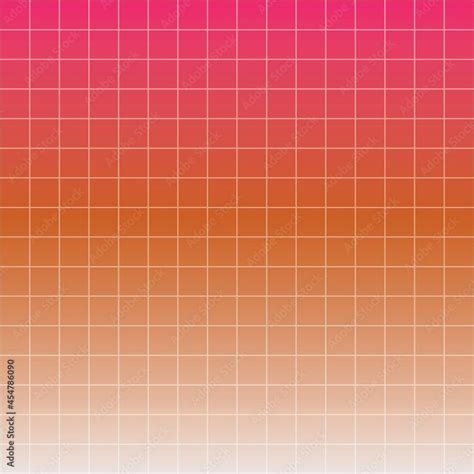 Squares Grid Gradient Bright Pink And Orange Colors Beautiful Minimalistic Aesthetic