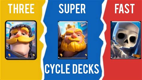 The Best Cycle Decks In Clash Royale Youtube