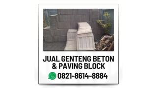 Mengapa Genteng Beton Pilihan Terbaik Untuk Perlindungan PPT