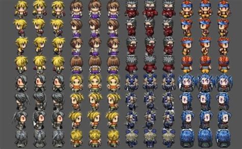 Design 2d Sprite Sheet Pixel Art Sprite Sheet 2d Character Fnf Sprite