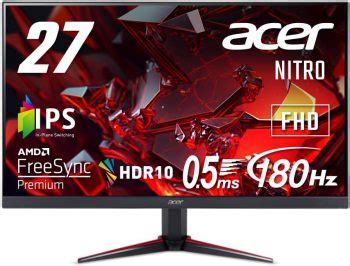 Acer Nitro Vg M Bmiipx Ips Full Hd Hz Ms Speaker Amd