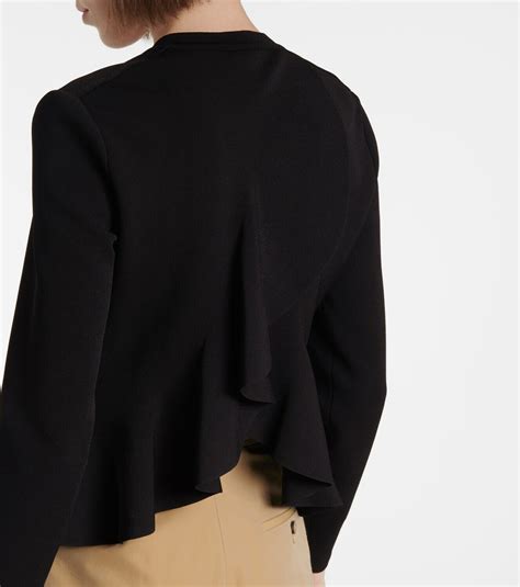 Alexander Mcqueen Peplum Cardigan Alexander Mcqueen