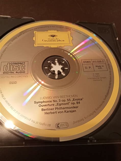 Cd Beethoven Symphonie No Eroica Karajan Berliner Philharmoniker