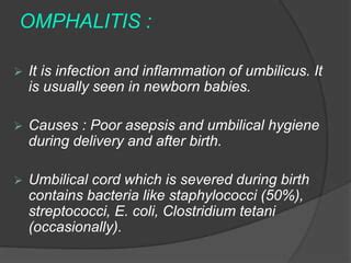 DISEASES OF THE UMBILICUS Pptx