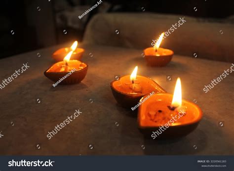 Happy Diwali Lights Background Diwali Indian Stock Photo 2220561183 ...