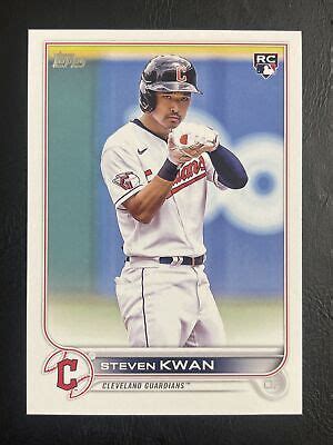 Topps Update Steven Kwan Rc Image Variation Sp Us Ebay