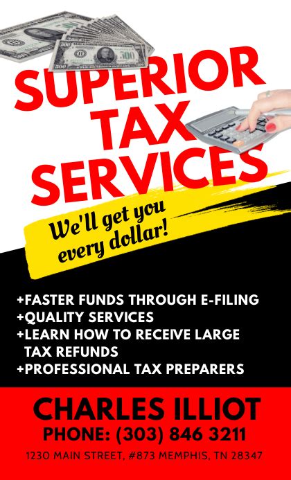 Tax Services Flyer Template Postermywall