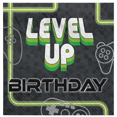 Level Up Birthday Party Pack Gamer Party Decorations Gamer Etsy Uk