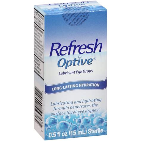 Refresh Optive Gel Drops Lubricant Eye Gel Long Lasting Hydratation 15