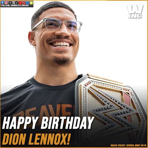 Wrestling Inc. - Happy birthday to #WWENXT Superstar Dion Lennox