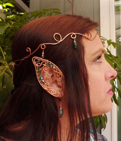 Celtic Copper Elven Headpiece Crown Renaissance Medieval Headdress