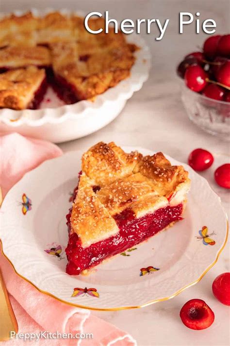 Homemade Cherry Pie Recipe Preppy Kitchen