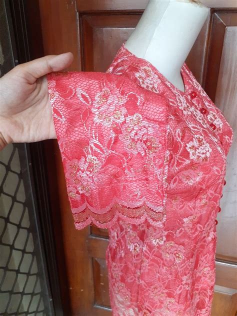 Kebaya Brokat Brukat Wanita Full Furing Muslimah Friendly Kebaya Muslim