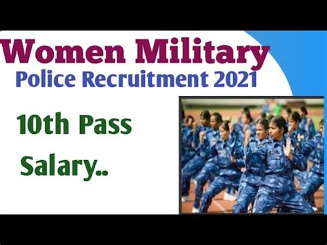 Women Military Police Recruitment Indian Army Women Bharti