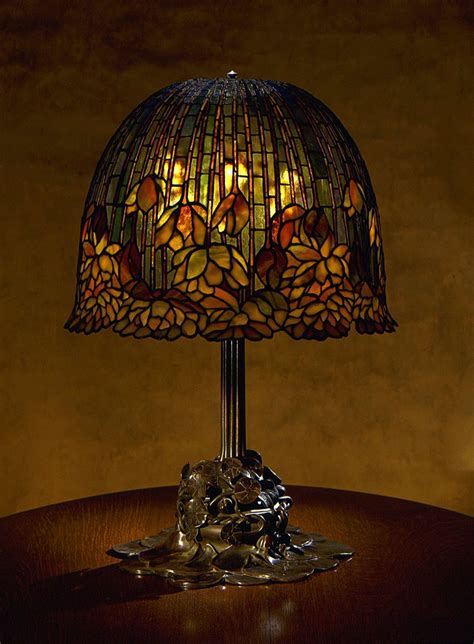 Pond Lily Lamp C1889 1902 Louis Comfort Tiffany Leaded Glass With