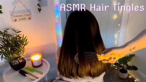 Asmr Relaxing Hair Tingles With Brushing Combing Parting To Help