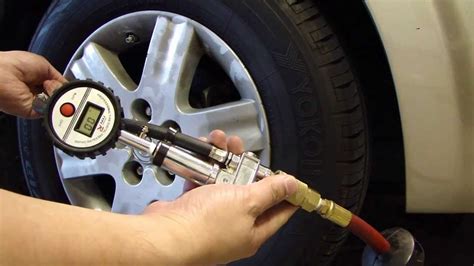 Harbor Freight Tire Inflator With Modified Digital Tire Gauge Youtube