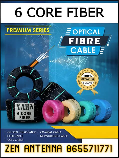 6 Core Fiber Optic Cable Armoured 1 Km At Best Price In Mumbai ID