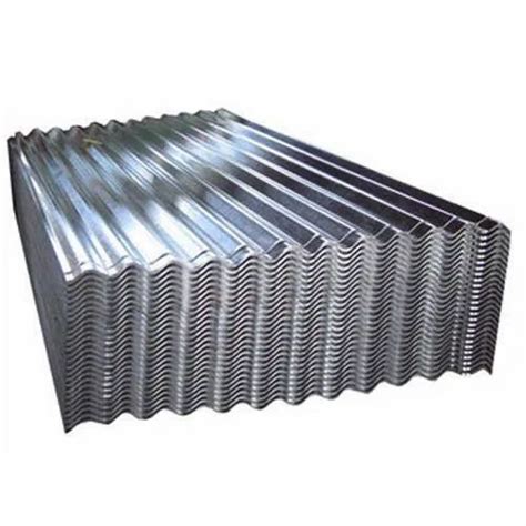 Silver Mild Steel Galvanized Corrugated Sheet Thickness Of Sheet 0 20