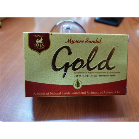 Mysore Sandal Gold Soap 125g Shopee Malaysia