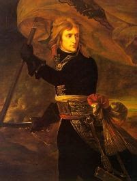 Napoleón Bonaparte en el puente de Arcole el 17 de noviembre de 1796