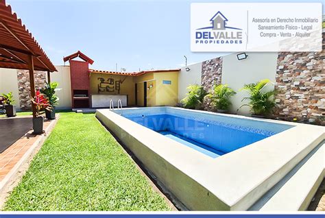 Vendo Hermosa Casa Con Piscina En Los Ejidos Piura