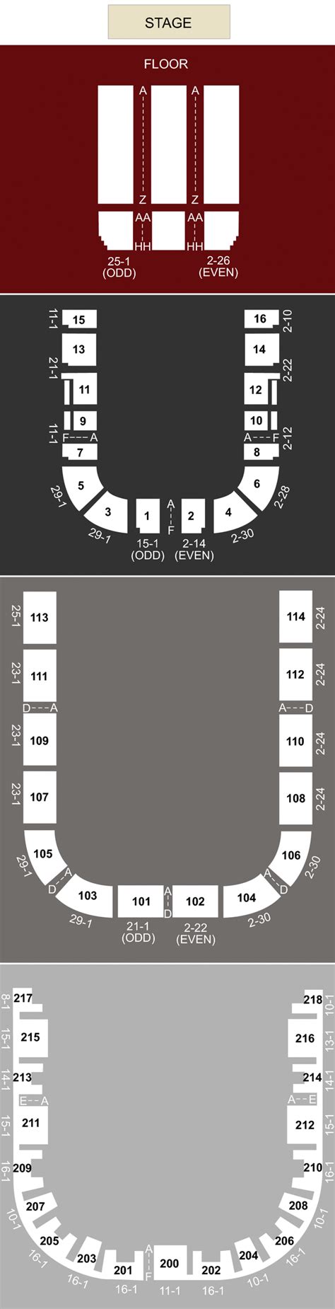 Memorial Auditorium Seating Chart