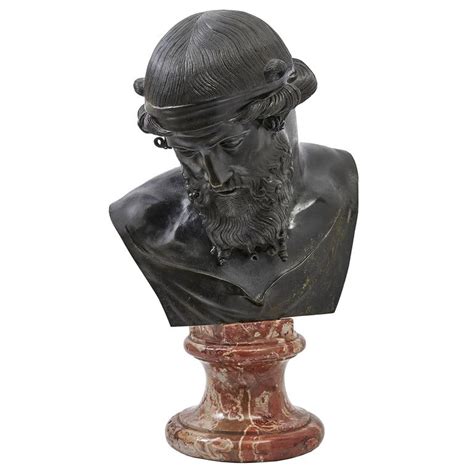 Italian Cast Bronze Bust Of Plato Circa 1820 At 1stdibs