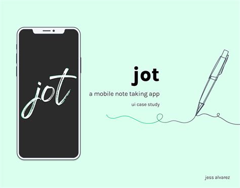 Jot- A Note Taking App :: Behance