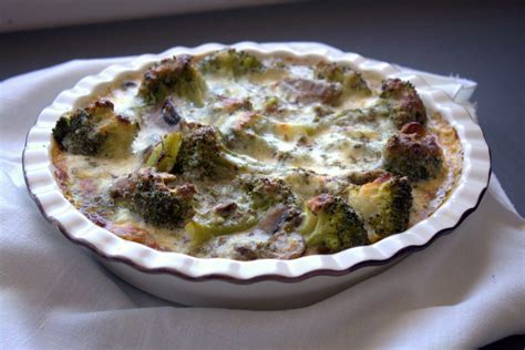 Brócoli Gratinado con jamón sano y delicioso