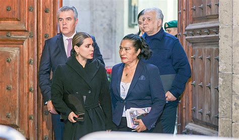 Evelyn Salgado Se Re Ne Con El Presidente L Pez Obrador En Palacio Nacional