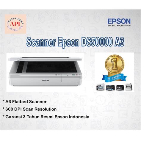 Jual Scanner Epson Workforce Ds 50000 A3 Flatbed Document Scanner Shopee Indonesia