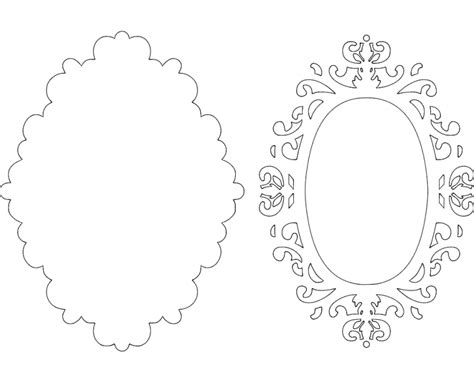 Mirror Frame 22 Free Dxf File Free Download Dxf Patterns