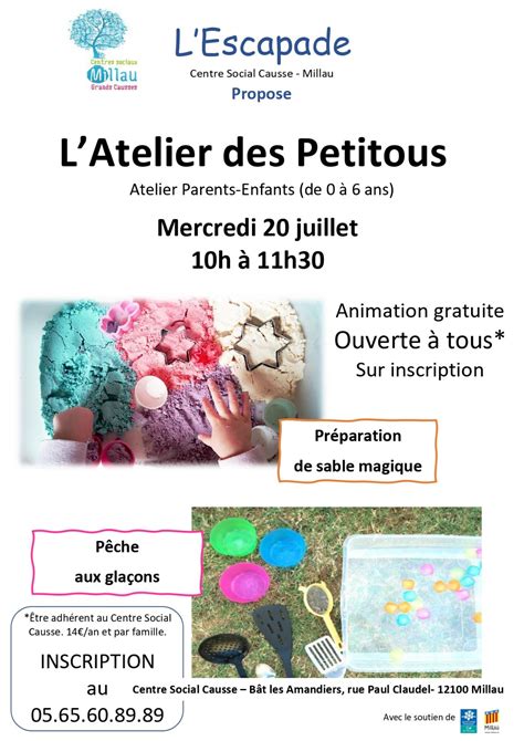 Atelier Des Petitous R Seau Parents Aveyron