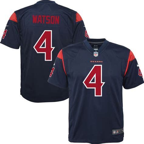 Youth Nike Deshaun Watson Navy Houston Texans Color Rush Player Game