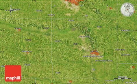 Satellite Map of Iowa City