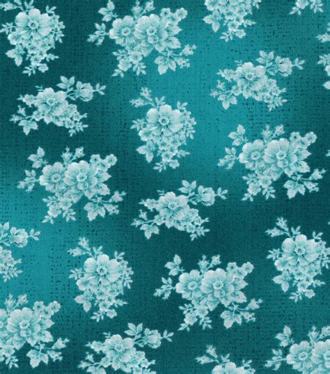 Buttercream™ Poppy Collection Cotton Fabric Tonal Floral Green Joann