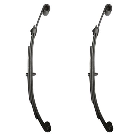 Raparts 2 Pack Double Eye Trailer Leaf Springs 3 Leaf 20 38 Length