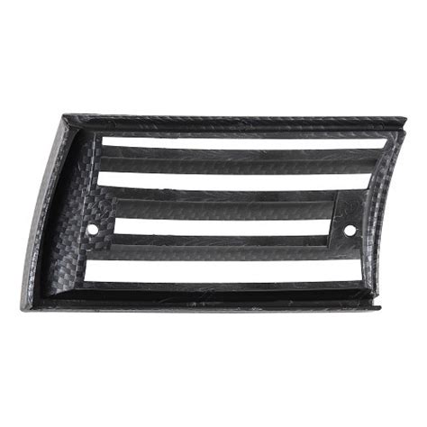 Grille De Klaxon Droite En Plastique Style Carbone Pour Porsche Type F