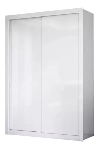 Mueble De Armario Corredizo Turin Carioca De 2 Puertas Color Blanco