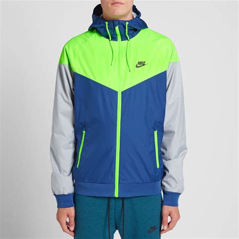 Nike Windrunner Coastal Blue & Electric Green | END.