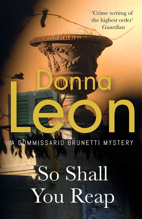 So Shall You Reap By Donna Leon Goodreads