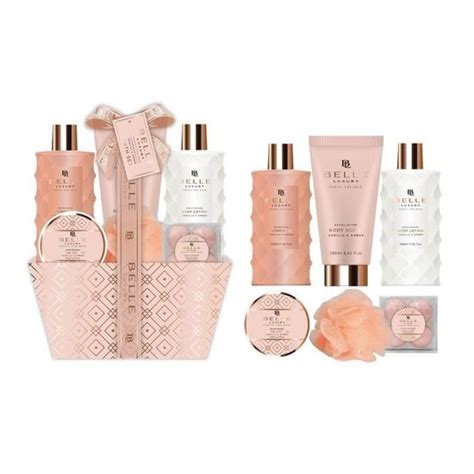 Coffret De Bain Corbeille Au Parfum Fruit De Grenade Pcs Rose