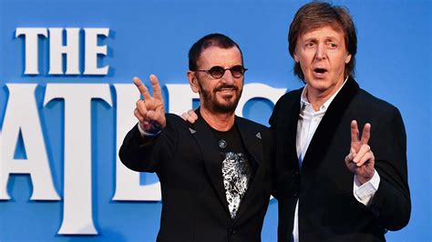 Paul Mccartney Y Ringo Starr Se Reencontraron Para El Estreno De La