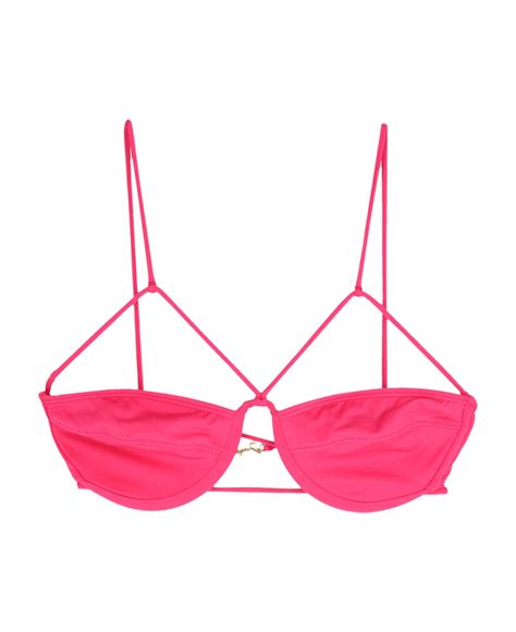 Jacquemus Le Haut De Maillot Signature Bikini Top Italist Always Like A Sale