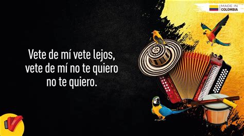 Vete De M Los Gigantes Del Vallenato Video Letra Sentir Vallenato