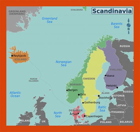 Scandinavian Map