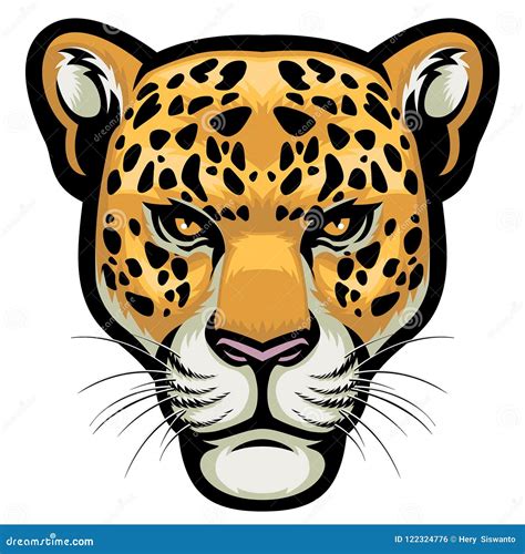 Leopard Head Stock Vector Illustration Of Mighty Complex 122324776