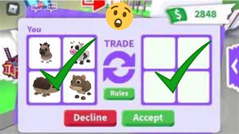 Accepting Every Trade In Adopt Me Youtube