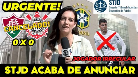 Acabou De Acontecer Stjd Acaba De Confirmar O Jogador Estava